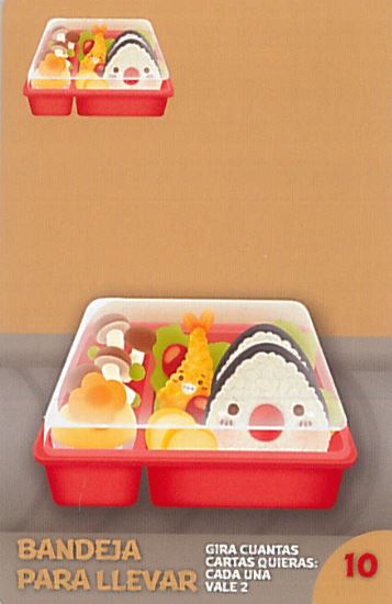 Sushi Go Party card review - bandeja para llevar